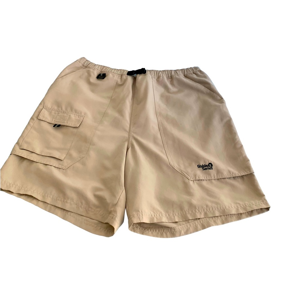 Guide Series Hiking Fishing Net Lined Elastic Waist Outdoor Men’s Shorts Size XL
